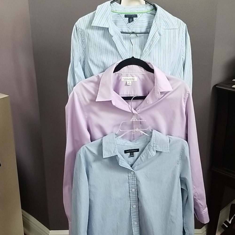 Bundle- 2 Women's Button Down Shirts-10 each